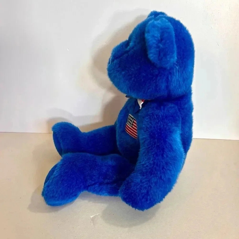 Ty Beanie Buddy 2004 John (Adams) The Bear Plush Stuffed Animal - Picture 3 of 12